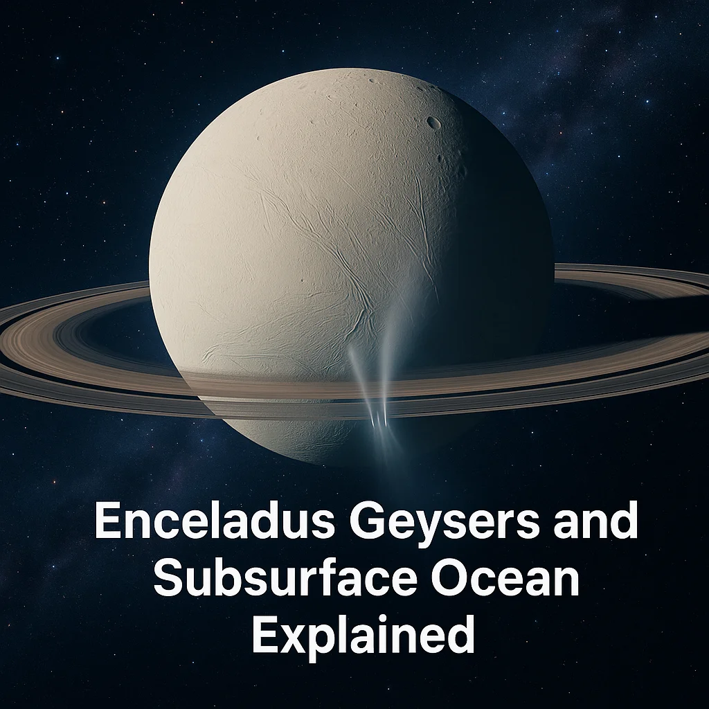 Enceladus Geysers and Subsurface Ocean Explained