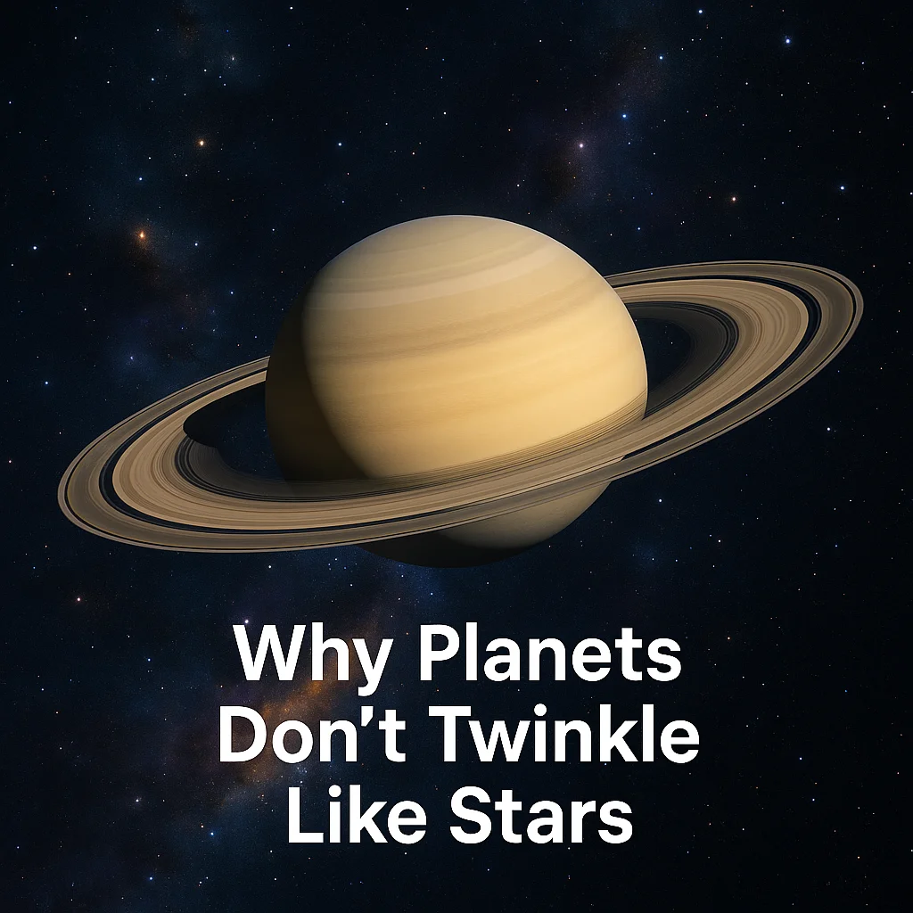 Why Planets Don’t Twinkle Like Stars