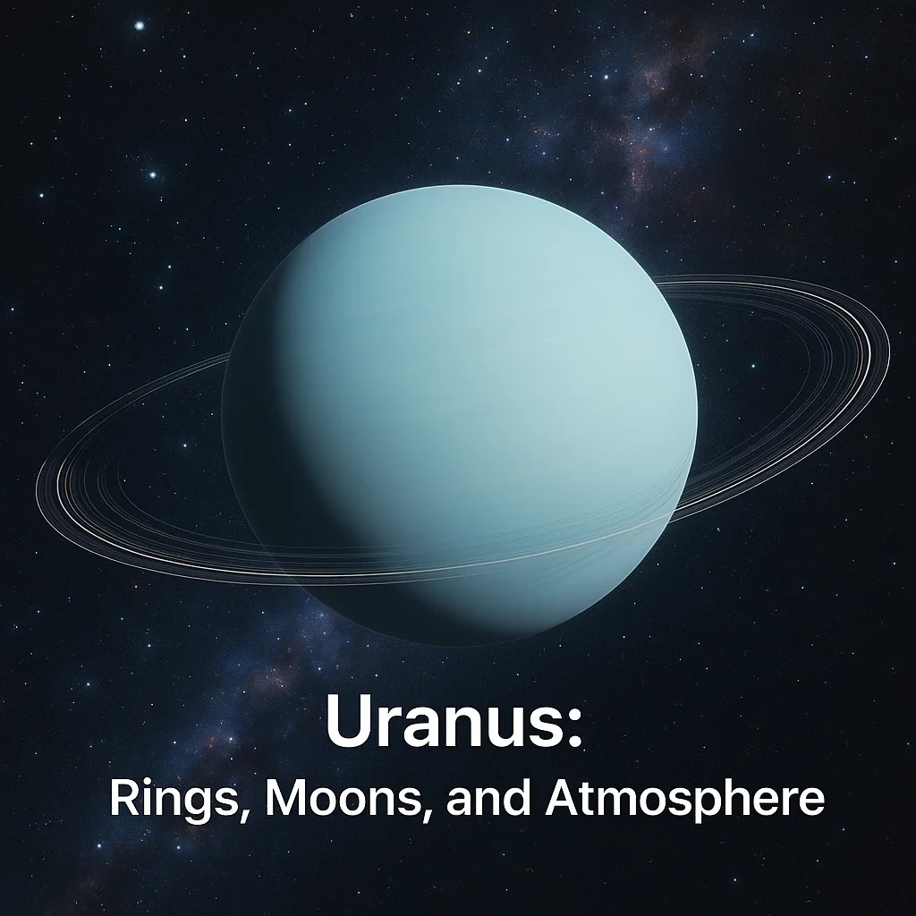 Uranus: Rings, Moons, and Atmosphere