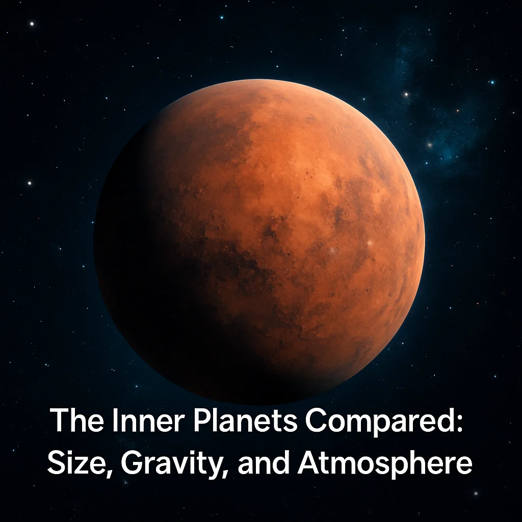 The Inner Planets Compared: Size, Gravity, and Atmosphere